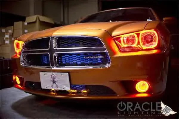 Oracle LED Headlight Halo Kit Dodge Charger (2011-2014) Multicolored