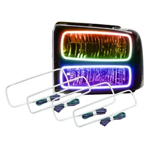 Oracle LED Headlight Halo Kit Ford Excursion (2005) Multicolored