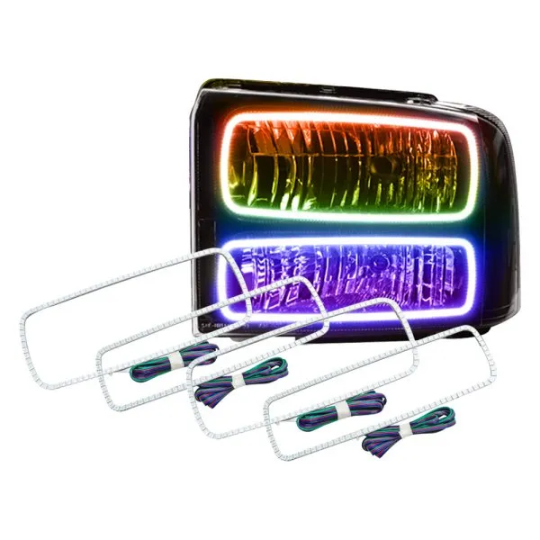 Oracle LED Headlight Halo Kit Ford Excursion (2005) Multicolored