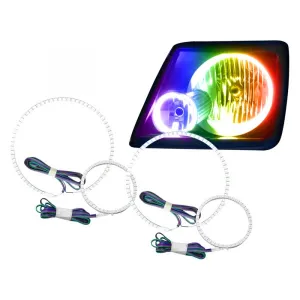 Oracle LED Headlight Halo Kit Ford Explorer (2002-2005) Multicolored