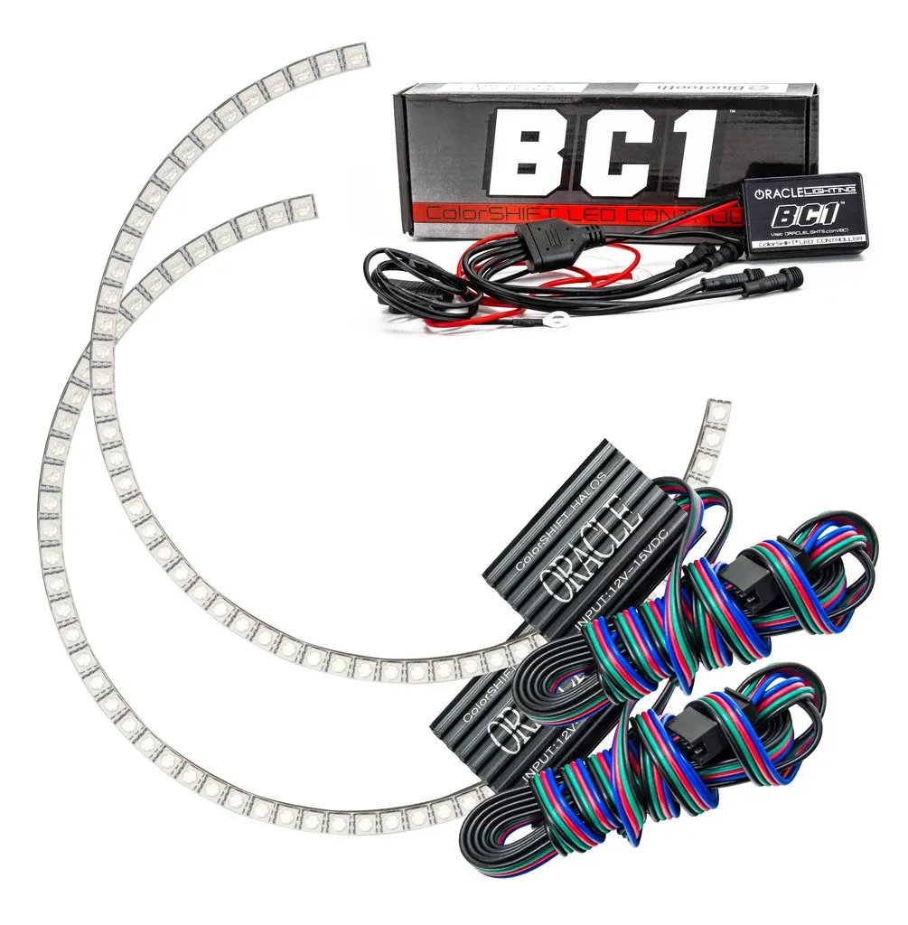 Oracle LED Headlight Halo Kit Ford F150 (1999-2004) Multicolored