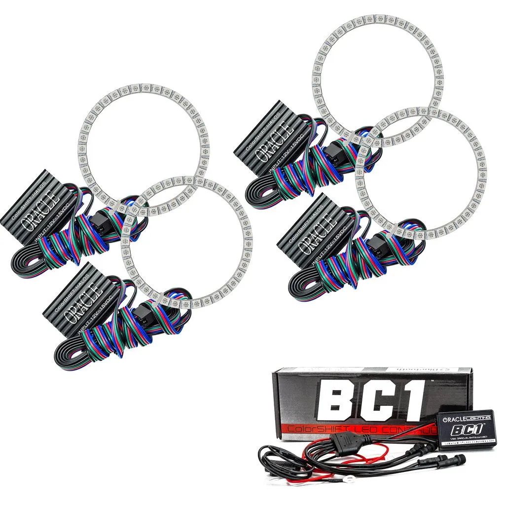 Oracle LED Headlight Halo Rings Chevy Silverado 2500/3500 (2015-2018) Multicolored RGB