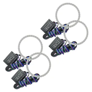Oracle LED Headlight Halo Rings Chevy Silverado 2500/3500 (2015-2018) Multicolored RGB
