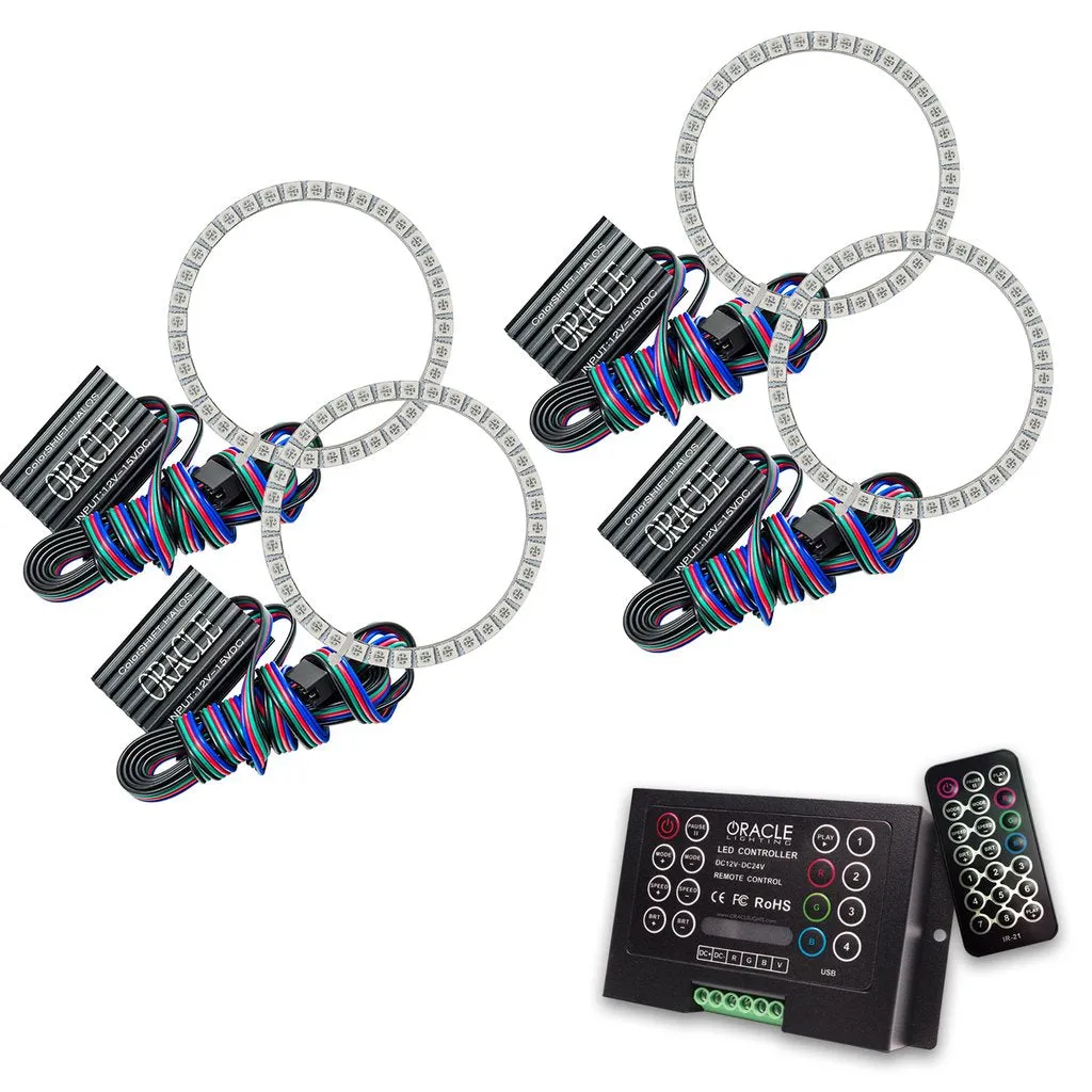 Oracle LED Headlight Halo Rings Chevy Silverado 2500/3500 (2015-2018) Multicolored RGB