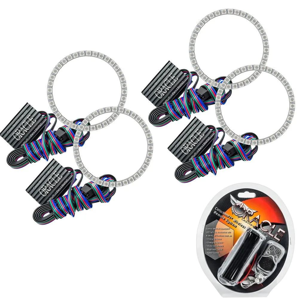Oracle LED Headlight Halo Rings Chevy Silverado 2500/3500 (2015-2018) Multicolored RGB