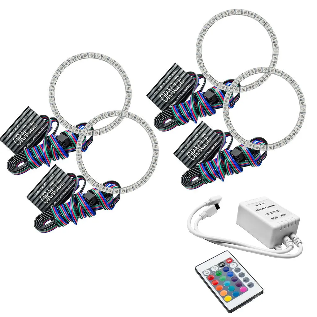 Oracle LED Headlight Halo Rings Chevy Silverado 2500/3500 (2015-2018) Multicolored RGB