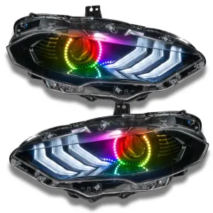 Oracle LED Headlight Halo Rings Ford Mustang S550 (2018-2023) Multicolored