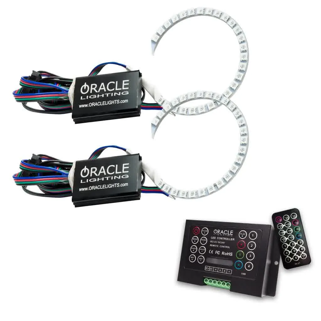 Oracle LED Headlight Halo Rings Ford Mustang S550 (2018-2023) Multicolored