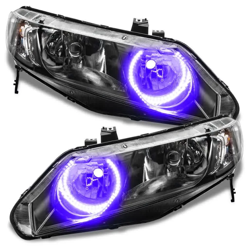 Oracle LED Headlight Halo Rings Honda Civic & Civic Si Sedan (06-11) Multicolored RGB
