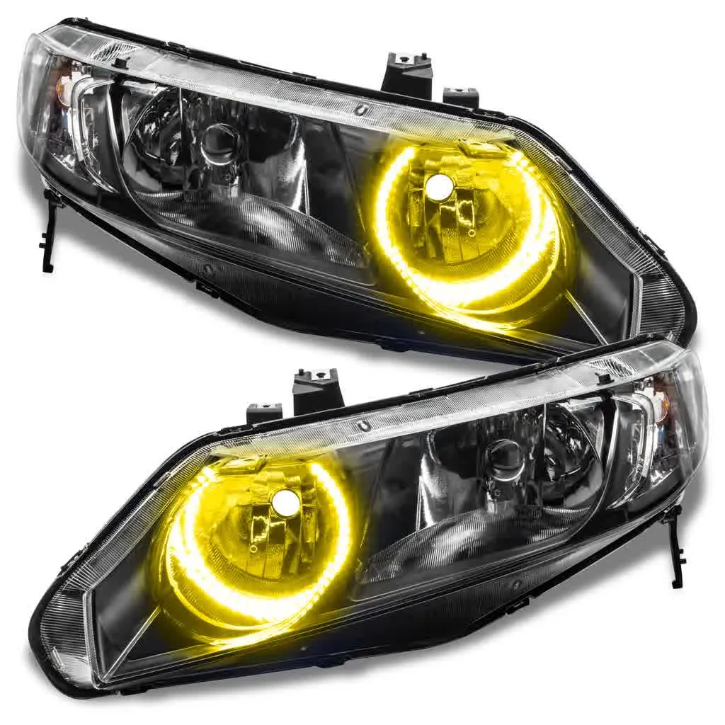Oracle LED Headlight Halo Rings Honda Civic & Civic Si Sedan (06-11) Multicolored RGB