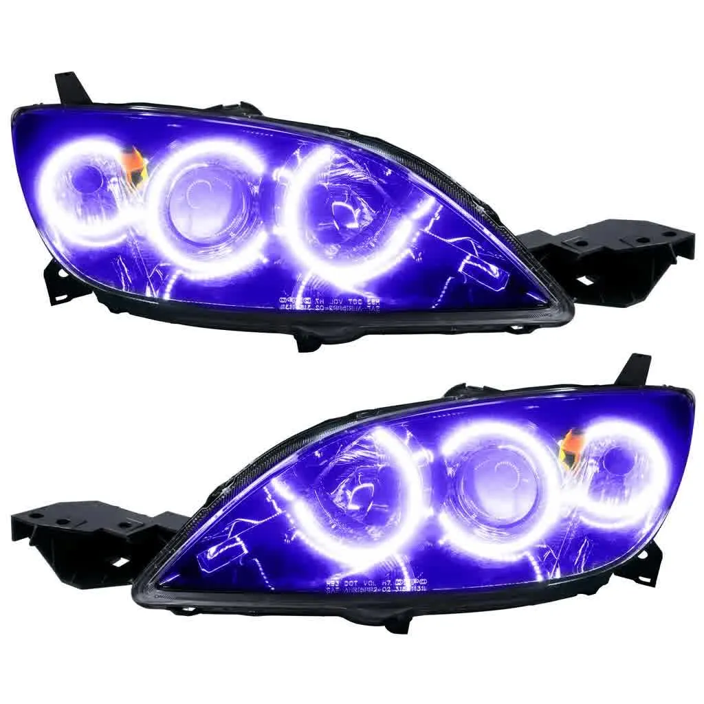 Oracle LED Headlight Halo Rings Mazda 3 (2004-2009) Multicolored RGB