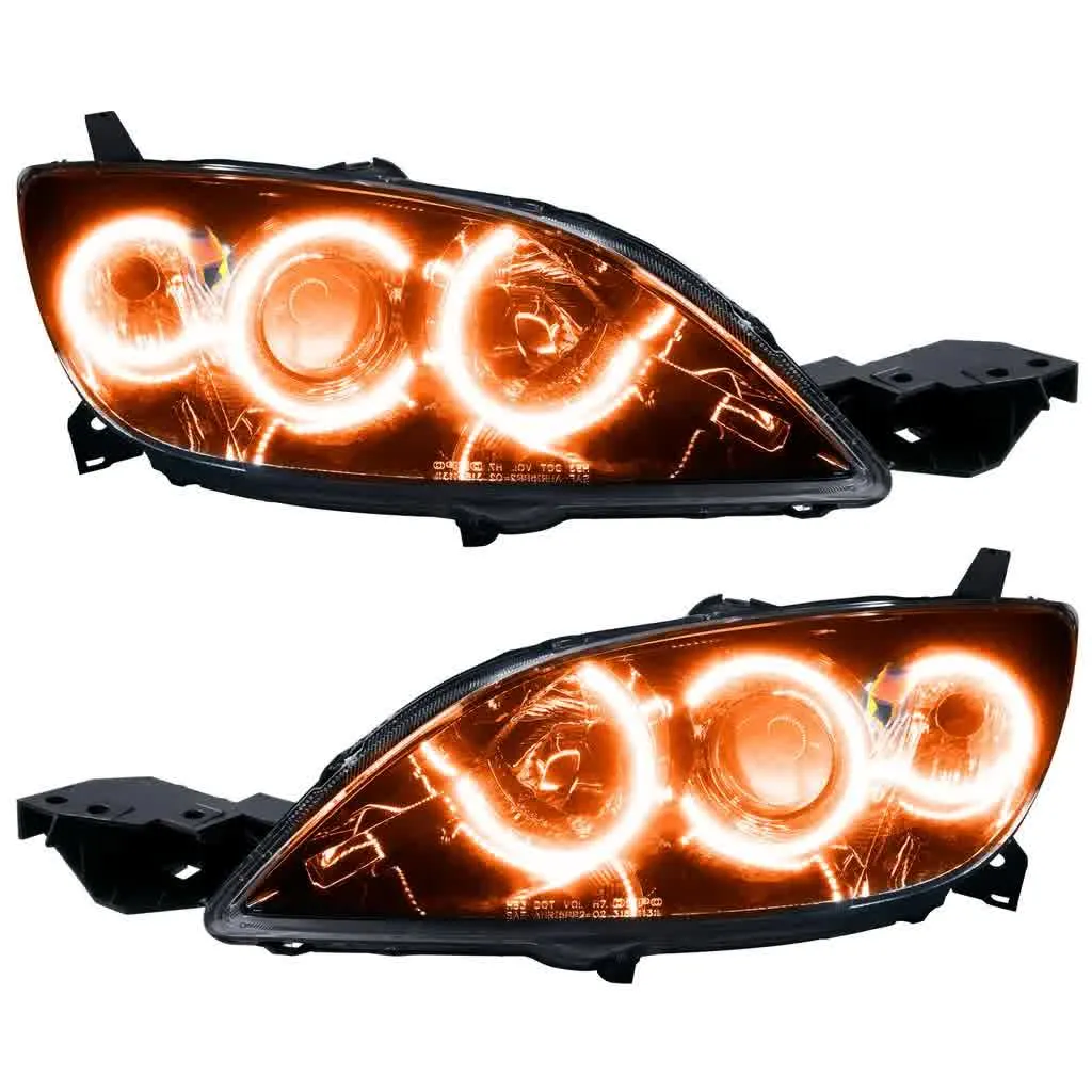 Oracle LED Headlight Halo Rings Mazda 3 (2004-2009) Multicolored RGB
