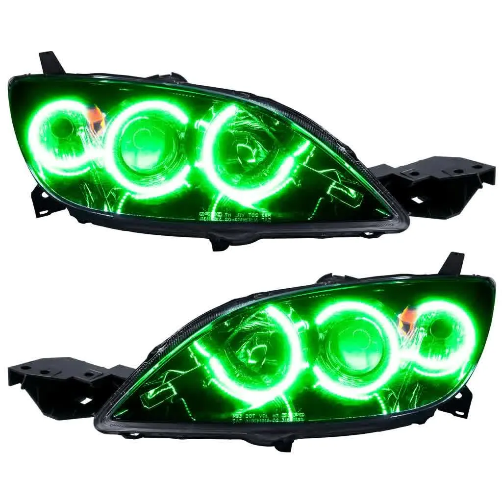 Oracle LED Headlight Halo Rings Mazda 3 (2004-2009) Multicolored RGB