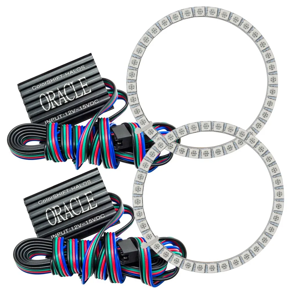 Oracle LED Headlight Halo Rings Saturn Sky (2007-2009) Multicolored