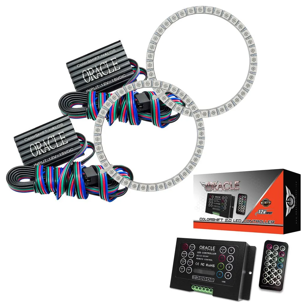 Oracle LED Headlight Halo Rings Saturn Sky (2007-2009) Multicolored