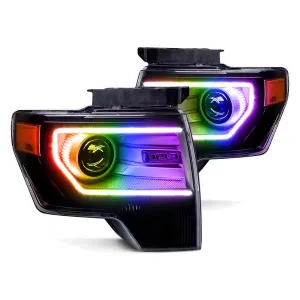 Oracle LED Headlight Perimeter Halo Kit Ford F150 / Raptor (2009-2014) Multicolored