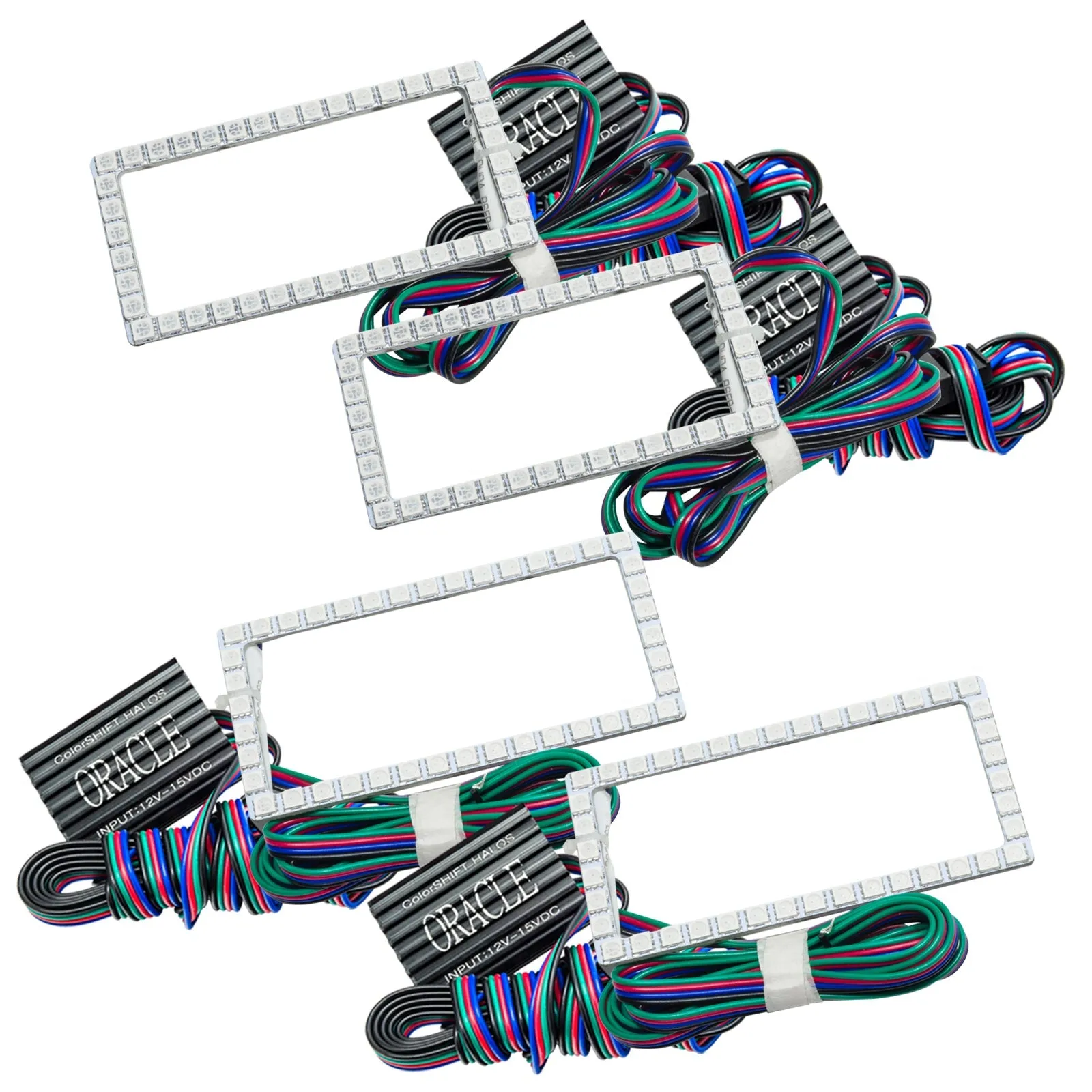 Oracle Projector Headlight LED Halo Kit Ford F150 Quad Cab (2015-2017) Multicolored