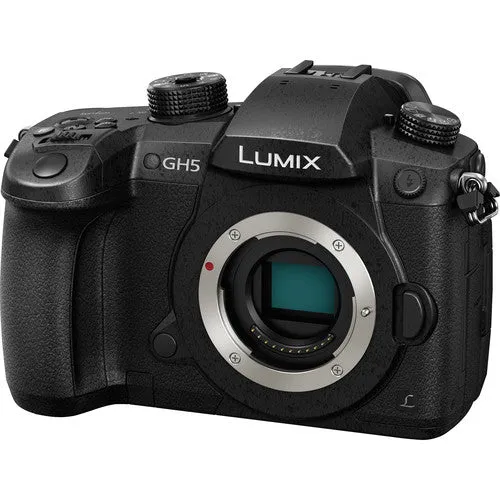 Panasonic GH5 4K Mirrorless 20.3 MP, Wi-Fi , 3.2&quot; LCD w/ Professional Mic Adapter