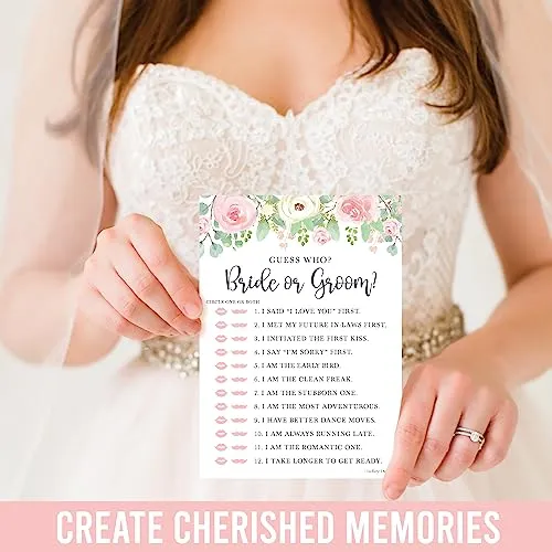 Pink Floral Bridal Shower Games