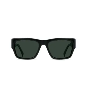 Rufio Sunglasses (Recycled Black   Green Polarized)