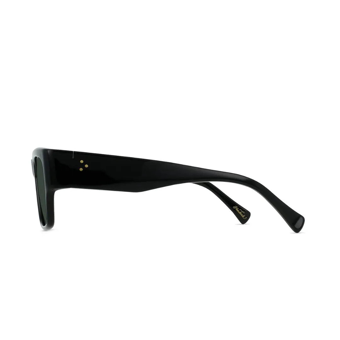 Rufio Sunglasses (Recycled Black   Green Polarized)
