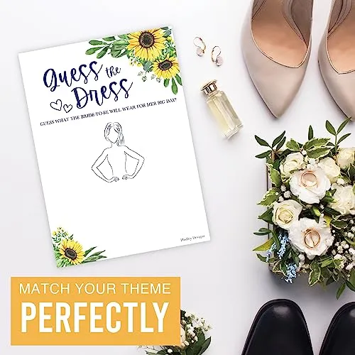 Sunflower Bridal Shower Games