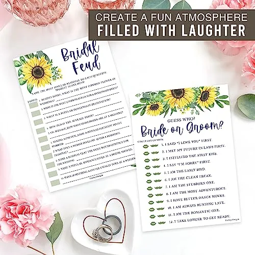 Sunflower Bridal Shower Games