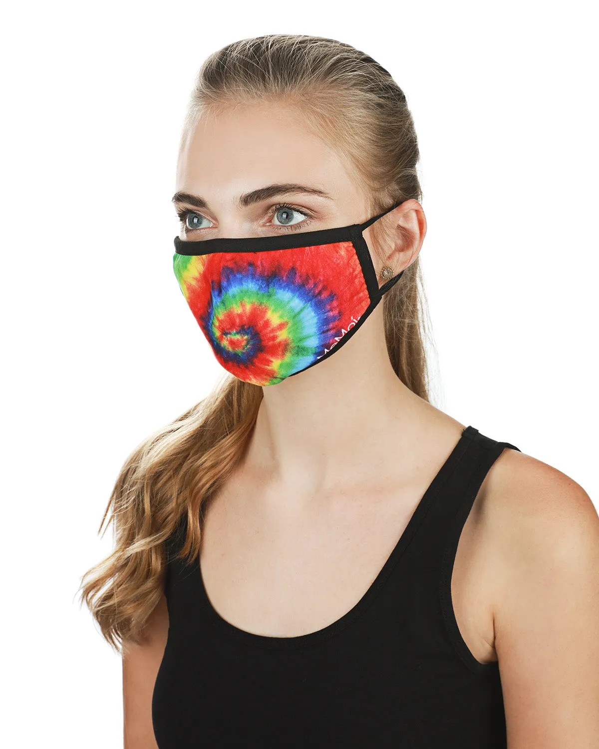 Tie Dye Fashion Face Covering with 5-Layer Filter Inserts