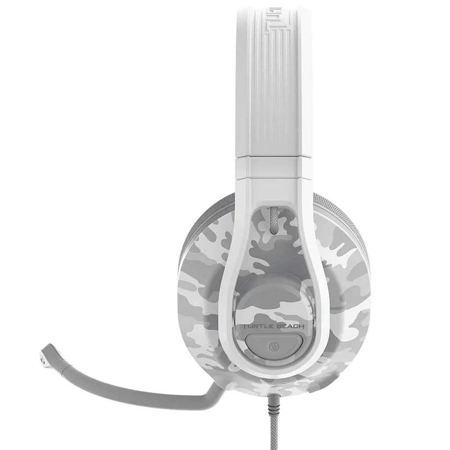 Turtle Beach Recon 500 Headset Headphones Microphone Gaming Camo Grey White