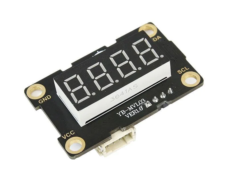 Yahboom Digital tube module compatible with alligator clip/DuPont line/PH2.0 cable